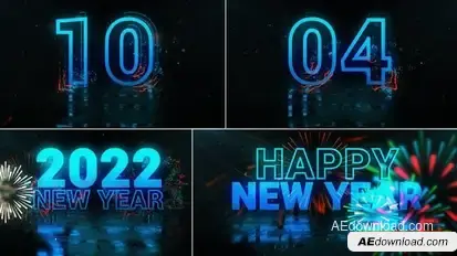 Happy New Year || Countdown 2026 Openers template preview