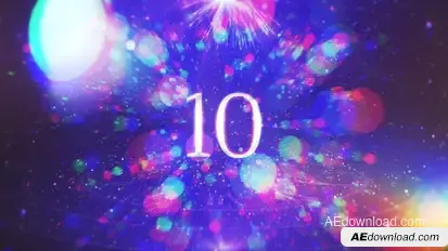 Happy New Year Countdown Elements template preview