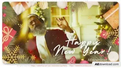 Happy New Year Elegant Slideshow Openers template preview