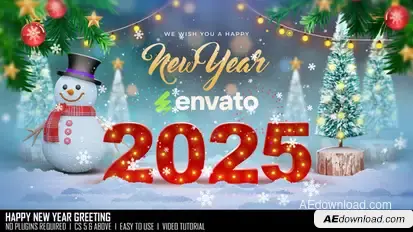 Happy New Year Greeting Openers template preview