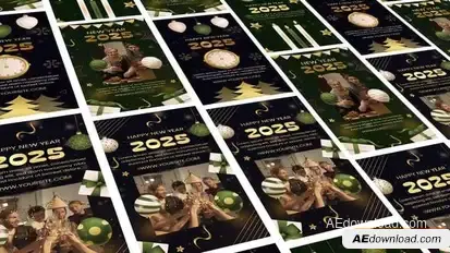 Videohive Happy New Year Instagram Story 55718384 Video Displays template preview