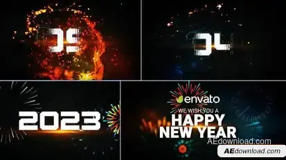 Happy New Year // New Year Wishes // Countdown 2026 Openers template preview