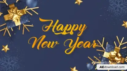 Merry Christmas Slideshow Video Displays template preview