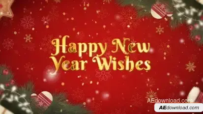 Merry Christmas Wishes Openers template preview