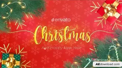 Happy New Year Wishes | Christmas Greetings Openers template preview