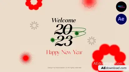 Happy New Year Wishes broadcast-packages template preview