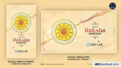 Happy Raksha Bandhan Openers template preview