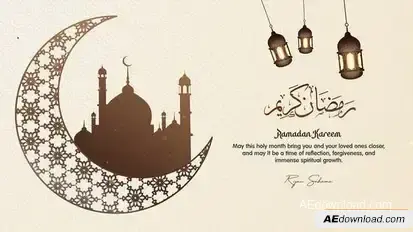Happy Ramadan Kareem - Greeting - Opener - Intro V.02 Openers template preview
