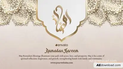 Happy Ramadan Kareem - Greeting | Opener | Intro V.07 Openers template preview