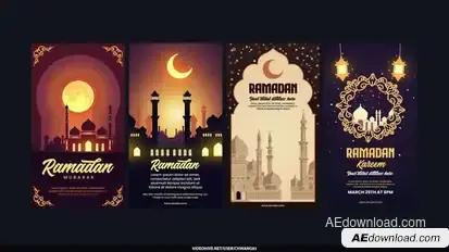 Happy Ramadan Stories Openers template preview