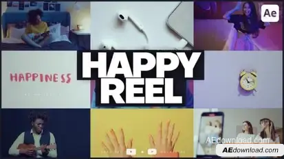 Happy Reel Openers template preview