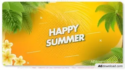 Happy Summer Vibes Openers template preview