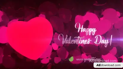 Happy Valentines Logo Stings template preview