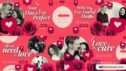 Happy Valentines Day Openers template preview
