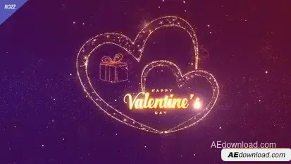 Happy Valentines Day lovely Wishes Reveal february 14th Openers template preview