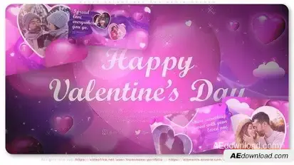 Happy Valentines Day Media Opener Openers template preview