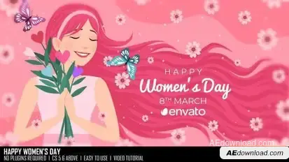 Happy Women's Day Openers template preview