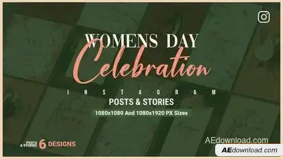 Happy Women's Day Instagram V117 Openers template preview