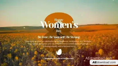 Videohive Happy WomenвЂ™s Day – Opener | Greeting | Intro V.01 Openers template preview