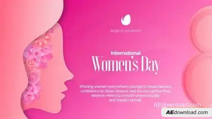 Videohive Happy WomenвЂ™s Day – Opener | Greeting | Intro V.02 Openers template preview
