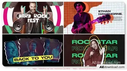 Hard Rock Fest Openers template preview