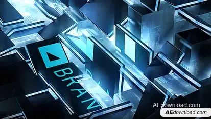 Hardware GPU Chip Logo Reveal Logo Stings template preview