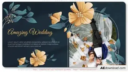 Hawaii Wedding Slideshow Openers template preview