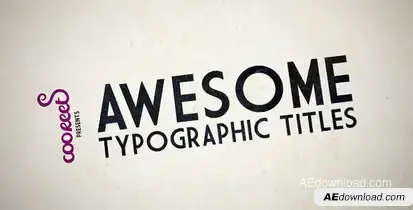 HD Kinetic Typography Openers template preview