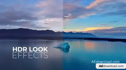 HDR Look Effects | After Effects Elements template preview