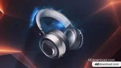 Headphones Logo Logo Stings template preview