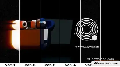 Headphones Logo Reveal Logo Stings template preview