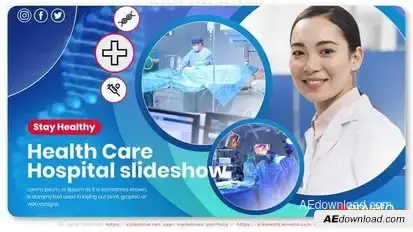 Health Care Hospital Openers template preview