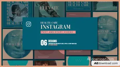 Health Care Promo | Instagram Posts and Stories Product Promo template preview