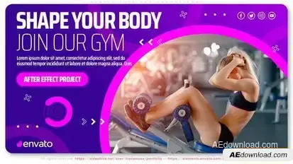 Health Club Gym Promotional Openers template preview