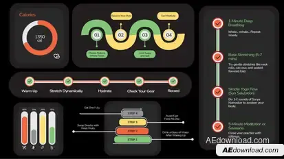 Steps Timeline Infographic Infographics template preview