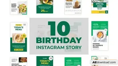 Videohive Healthy Food Instagram Stories 33271888 Openers template preview