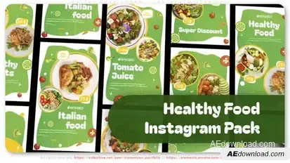 Healthy Food Promo - Instagram Stories Product Promo template preview