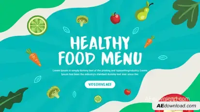 Healthy Food Promo Product Promo template preview
