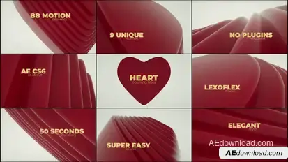 Heart - Opening Titles Titles template preview