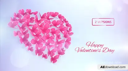 Heart of Butterflies Openers template preview