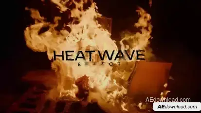 Heatwave Effect Elements template preview