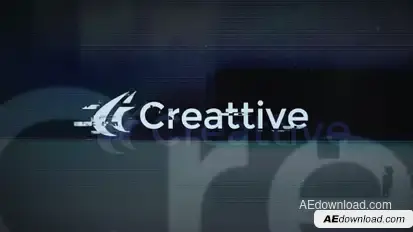 Heavy Glitch Distortion Logo Logo Stings template preview