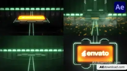 Heavy Logo Reveal for After Effects Logo Stings template preview