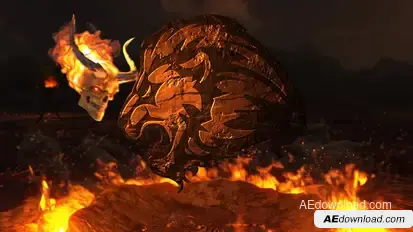 Hell Fire Logo Logo Stings template preview