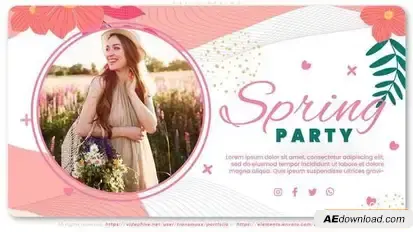 Hello Spring Openers template preview