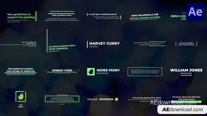 Hera Lower Thirds | After Effects Elements template preview
