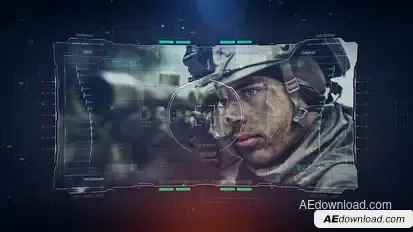 Hi-Tech Futuristic Slideshow Video Displays template preview