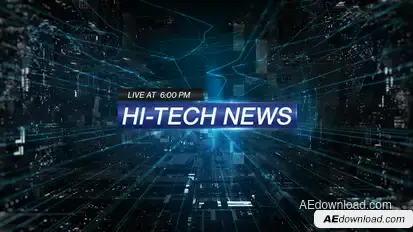 Hi-Tech News Openers template preview