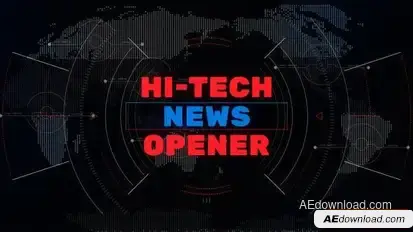 Hi-Tech News Opener Openers template preview