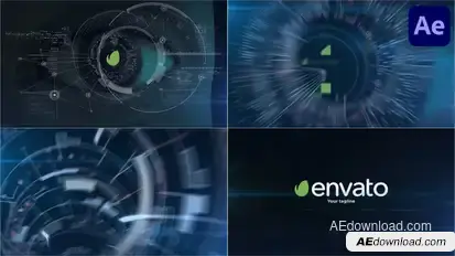 High Tech Eye Logo Logo Stings template preview
